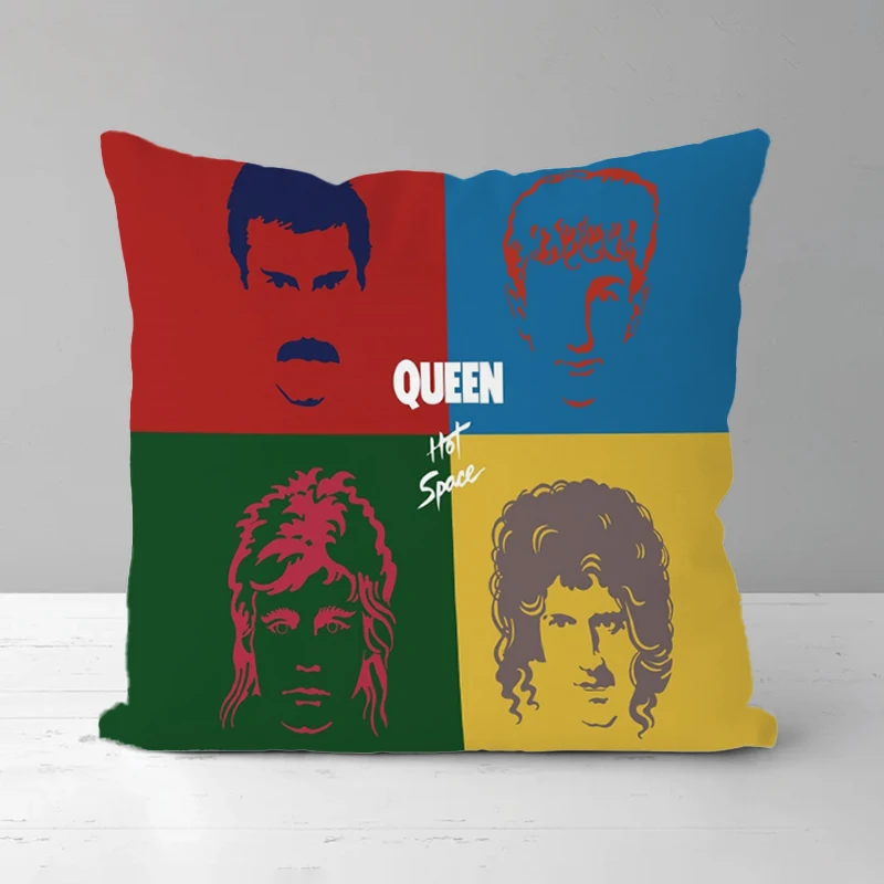 

Queen Sofa Decorative Pillow Cover Duplex Printing Cushion Covers Short Plush Pillows Cases Decor Home Pillowcase Cushions 45*45