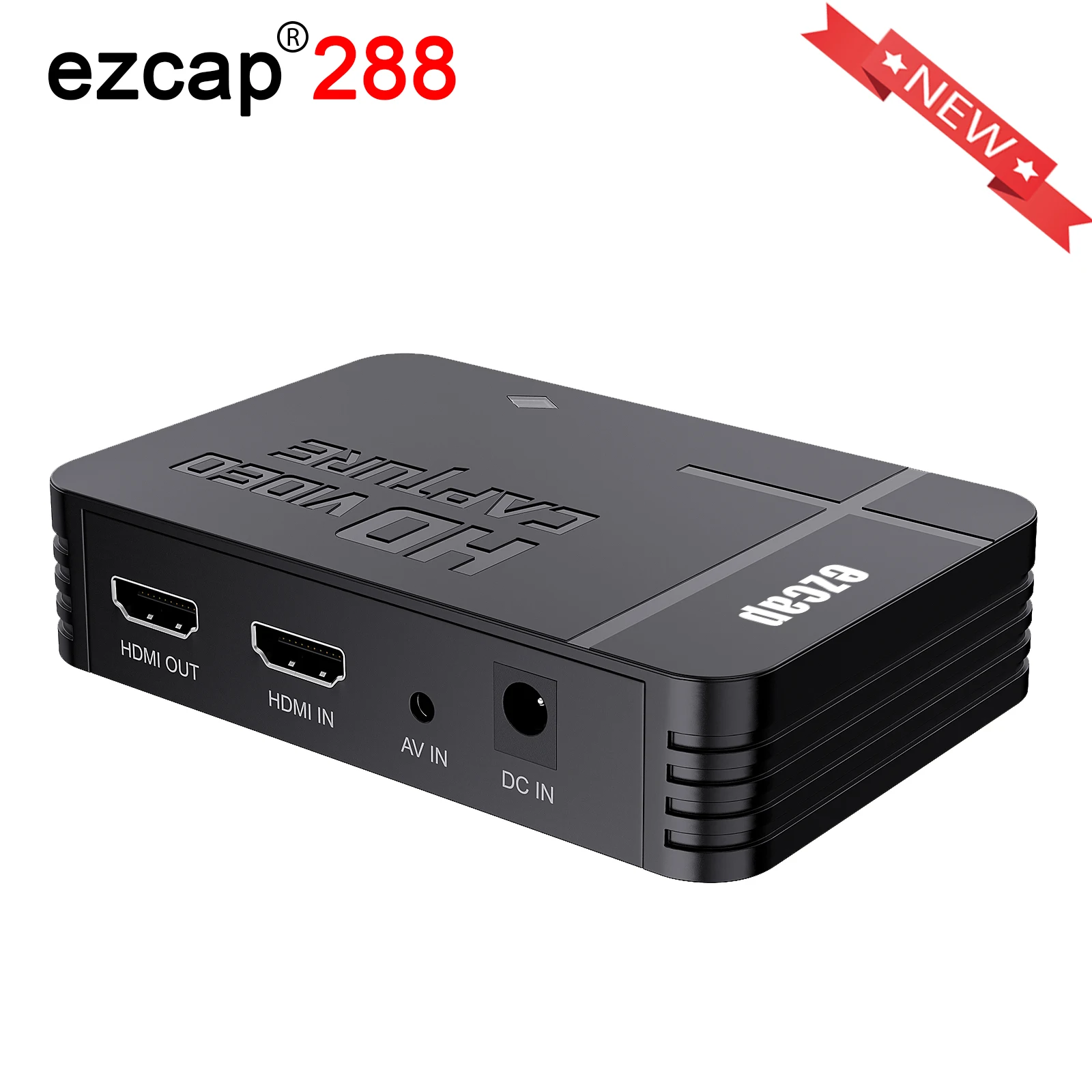 Y&H HDMI AV Video Capture Card,Analog Video Audio to Digital Conversion-Video Record Save to USB Device,No PC Required ezcap288