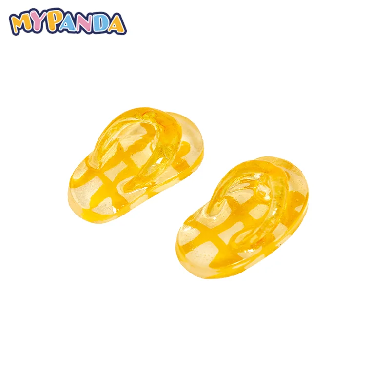 

1Pair Kawaii Mini Resin Simulation Slipper Model Dollhouse Miniature Accessories For Doll House Decoration