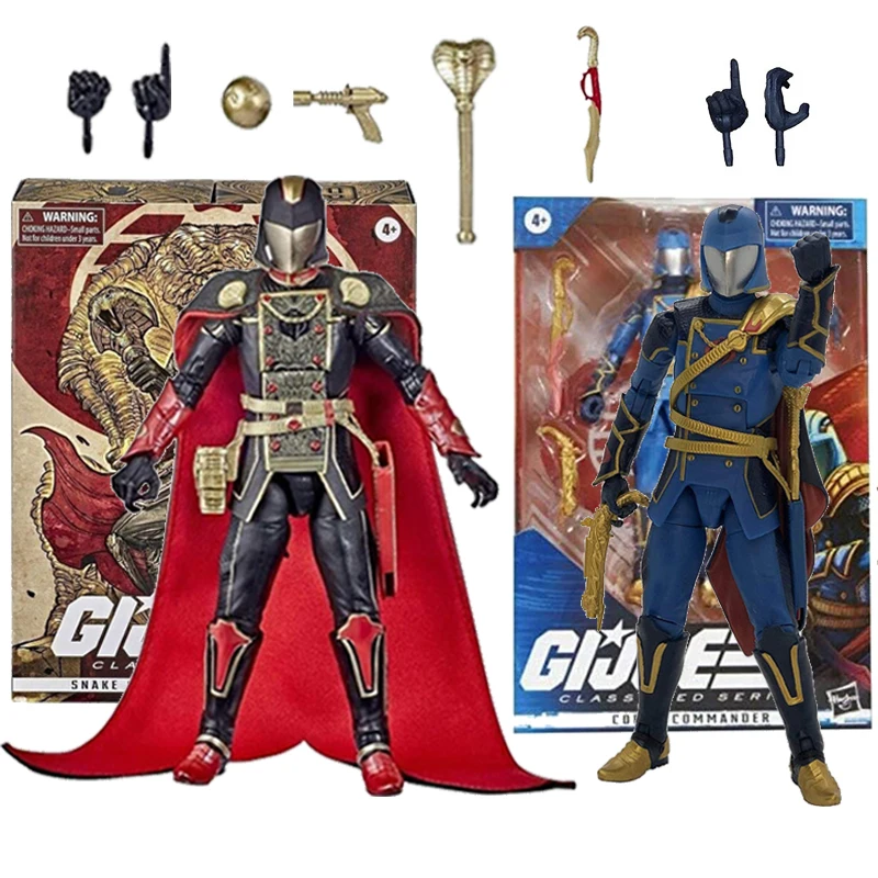 

Ko G.I.Joe Classified Cobra Commander Action Figures Snake Suprem Figure Dreadnok Regal Cobra PVC Movable Collection Model Toys