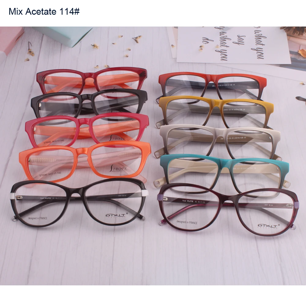2022 fashion classic butterfly shape glasses women orange half round glasses purple black Gradient optical frames quadros oculos