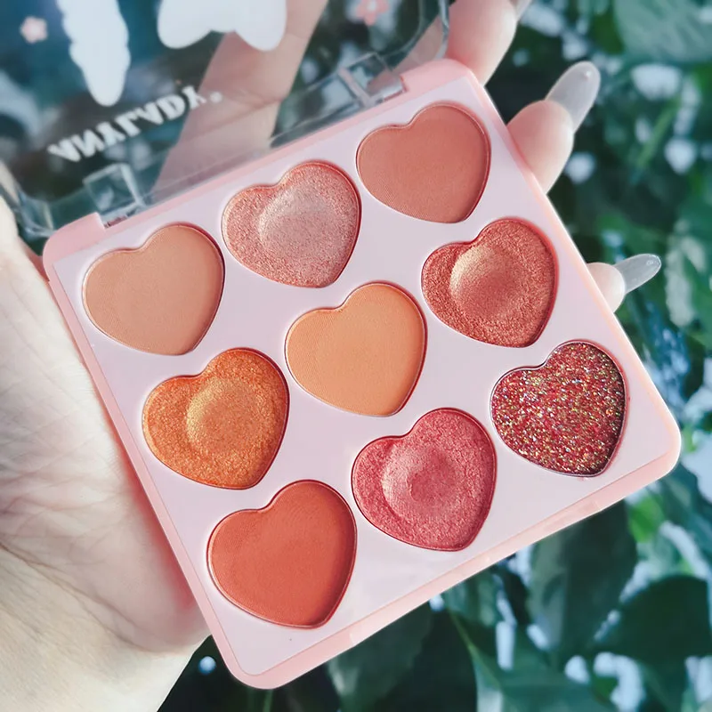 

9 Color Full Matte EyeShadow Palette Long Lasting No Blooming Waterproof Natural Makeup Eye Shadow Eyes Make Up Cosmetic TSLM1