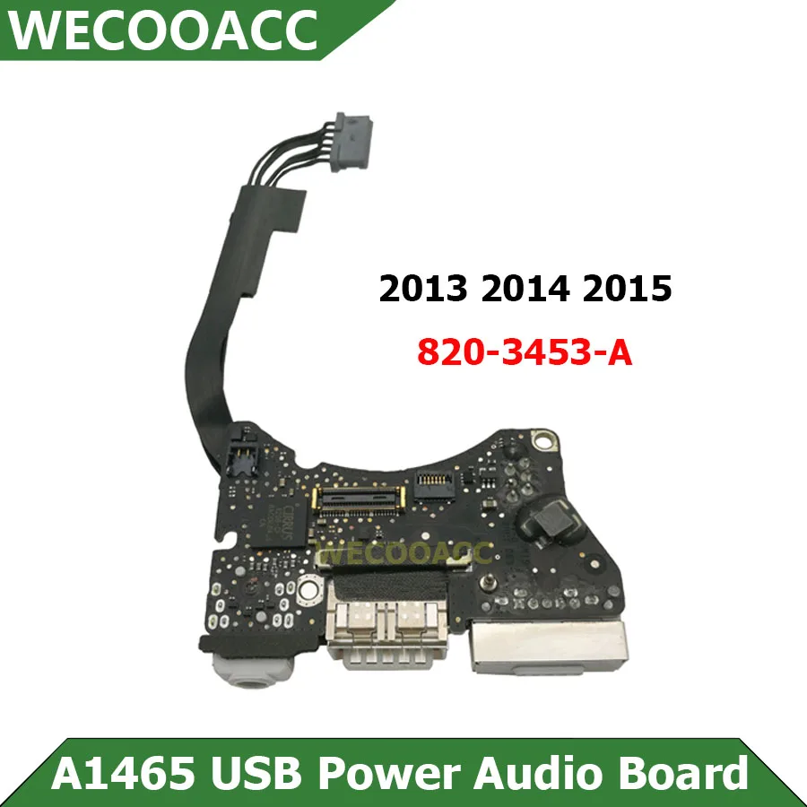 

Проверенная оригинальная плата ввода/вывода USB для Macbook Air 11 "A1465, разъем питания постоянного тока 820-3453-A 2013 2014 2015 года