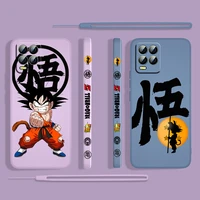 dragon ball dbz anime for oppo realme 50i 50a 9i 8i 8 6 pro find x3 lite neo gt master a9 2020 liquid left rope phone case cover