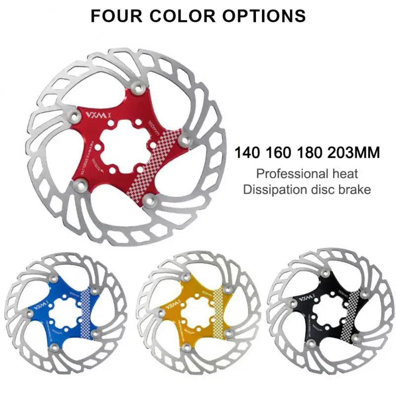 

VXM Bicycle Rear Brake Teeth Disc MTB Bike Hydraulic Brake 140/160/180/203 Mm Mountain Bike Oil Brake Floating Disc Accessories