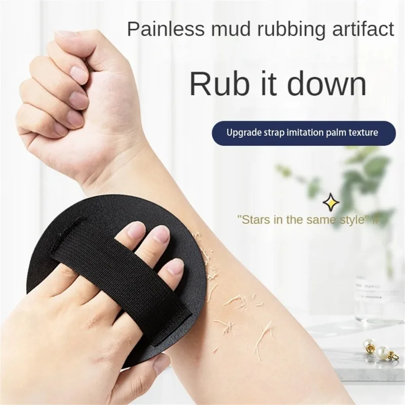 Восстанавливает отшелушивание кожи потрясают черные перчатки для купания