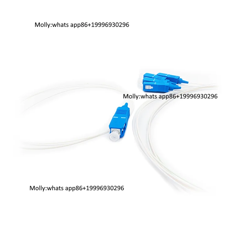 Фото Оптическое оборудование: миниатюрный стальной PLC-сплиттер 1*2, 1*4, 1*8, 1*16 с разъемами SC/UPC, длина волокна 1м, 1.5м №1