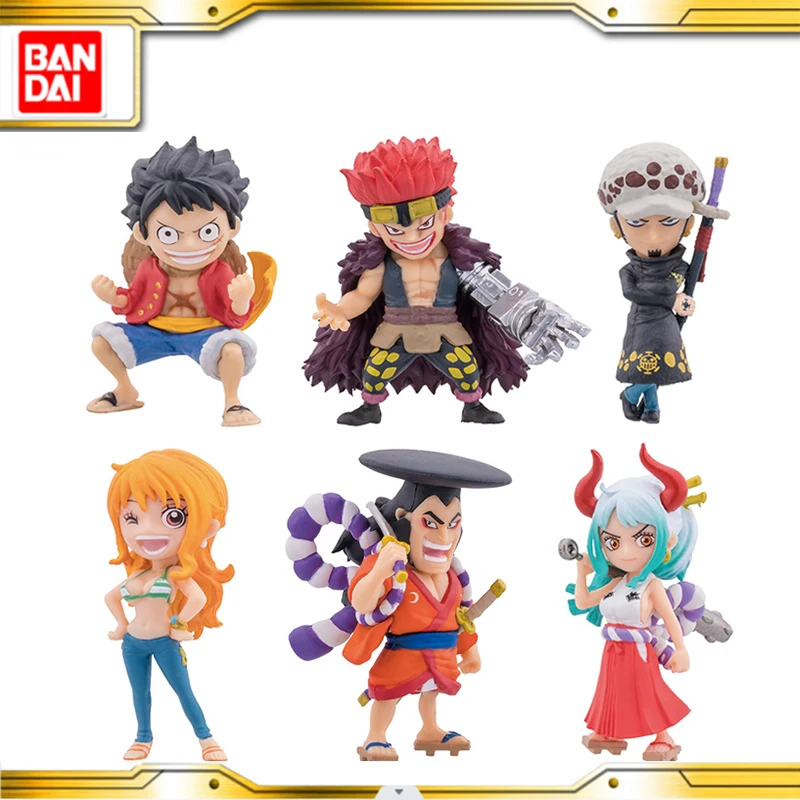 

Bandai настоящая цельный дьявол фрукт гасяпон Обезьяна D. Luffy Yamato козуки Oden Eustass детский закон Nami аниме экшн-Фигурки игрушки