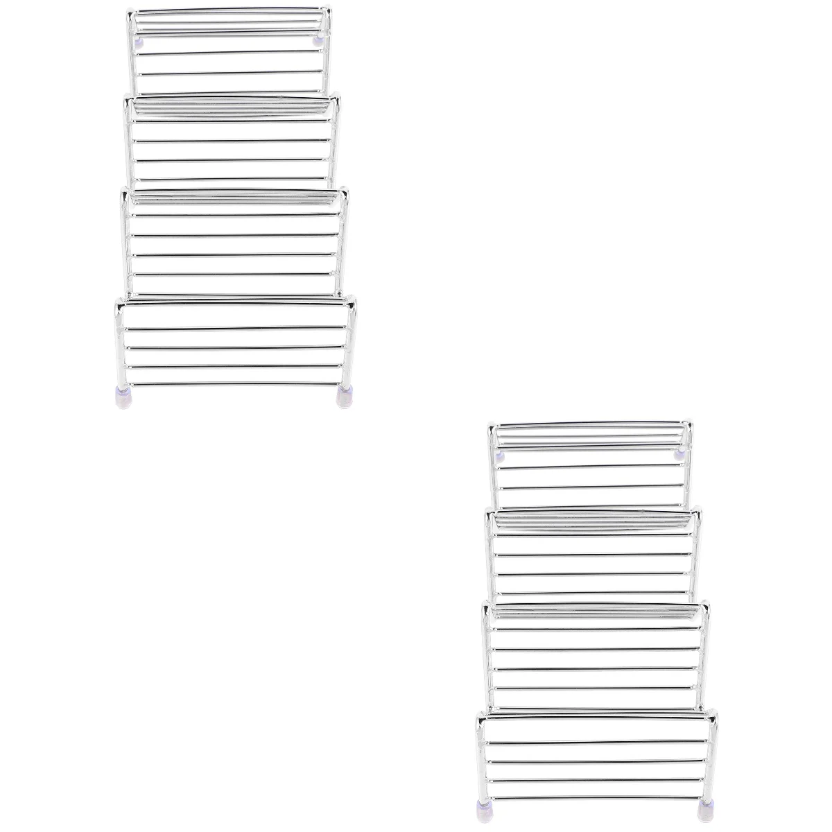 2 Stainless Steel Taco Holder Rustproof Taco Stand Display Rack )