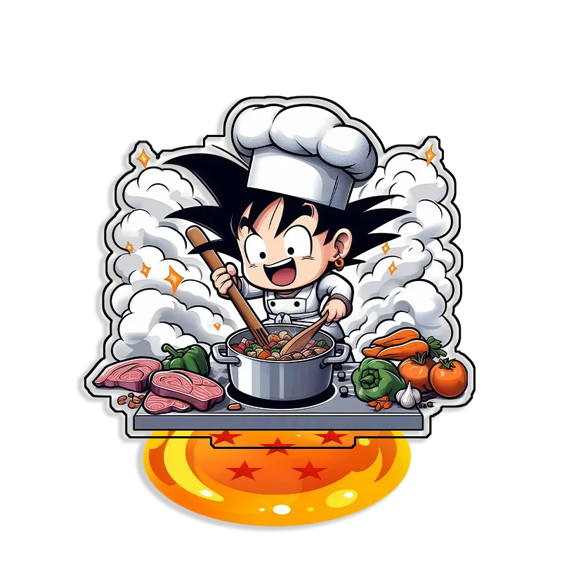 Настольная акриловая фигурка 15 см: Сон Гоку, Бульма, Пуар, Чи-Чи из Dragon Ball. Сделано своими руками. Аниме-декор для рабочего стола. Подарок для фанатов. (art.: 3920db2faa70b) - 3920db2faa70b