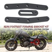 motorcycle rear footrest footpeg rearset foot pegs move forward bracket for honda rebel cmx300 cmx500 2019 2020 2021 cmx 300 500