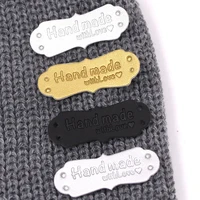 10pcs leather tag clothes labels garment label handmade with love tags for hats knitted sewing accessories hand made