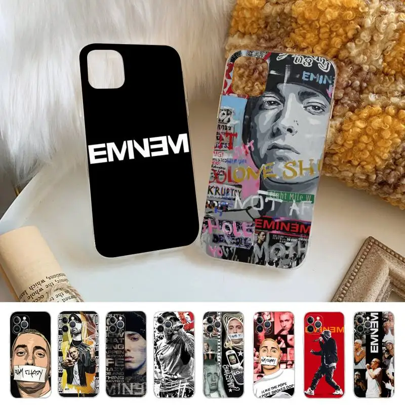 

M-Marshall M-Mathers E-EminemS Phone Case For iPhone 14 11 12 13 Mini Pro XS Max Cover 6 7 8 Plus X XR SE 2020 Funda Shell
