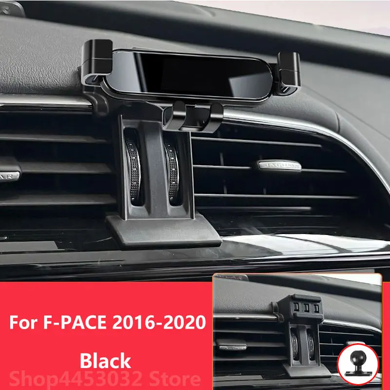 

1 комплект автомобильных держателей для телефона для Jaguar F PACE 2016-2020, гравитационный кронштейн, GPS-поддержка с базовыми аксессуарами