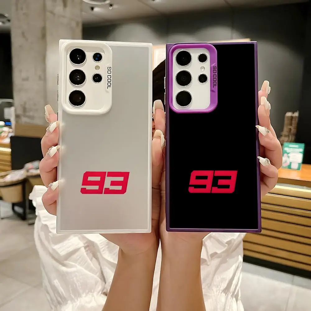Фото Модный чехол для телефона с номером 93, для Samsung Galaxy S25 Edge S24 S23 S22 S21 S20 Ultra, силиконовый цветной серебряный чехол для телефона №1