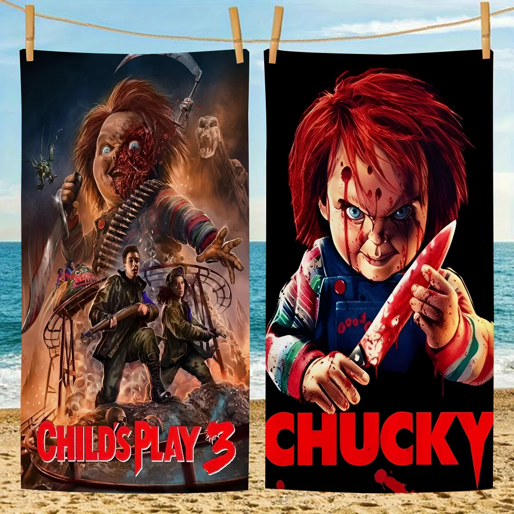 Классическое Банное Полотенце Из Фильма Ужасов Чаки - Мягкое Впитывающее