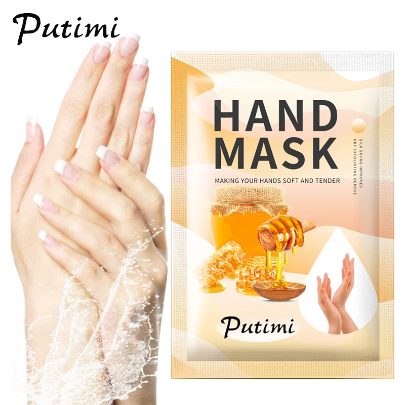 

3-10Pairs Honey Moisturizing Hand Mask Gloves Soften Nourish Smooth Dry&Dead Skin Whitening Anti-Aging Rejuvenatining Hand Mask