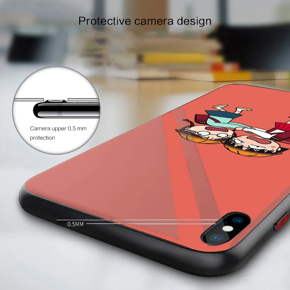 Стеклянный чехол для Huawei P40 P30 P20 Pro Lite Plus P30lite P40lite E P Smart 2020 силиконовый с рисунком