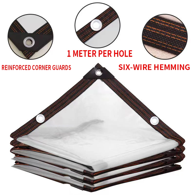 

Прозрачный полиэтиленовый брезент для сада