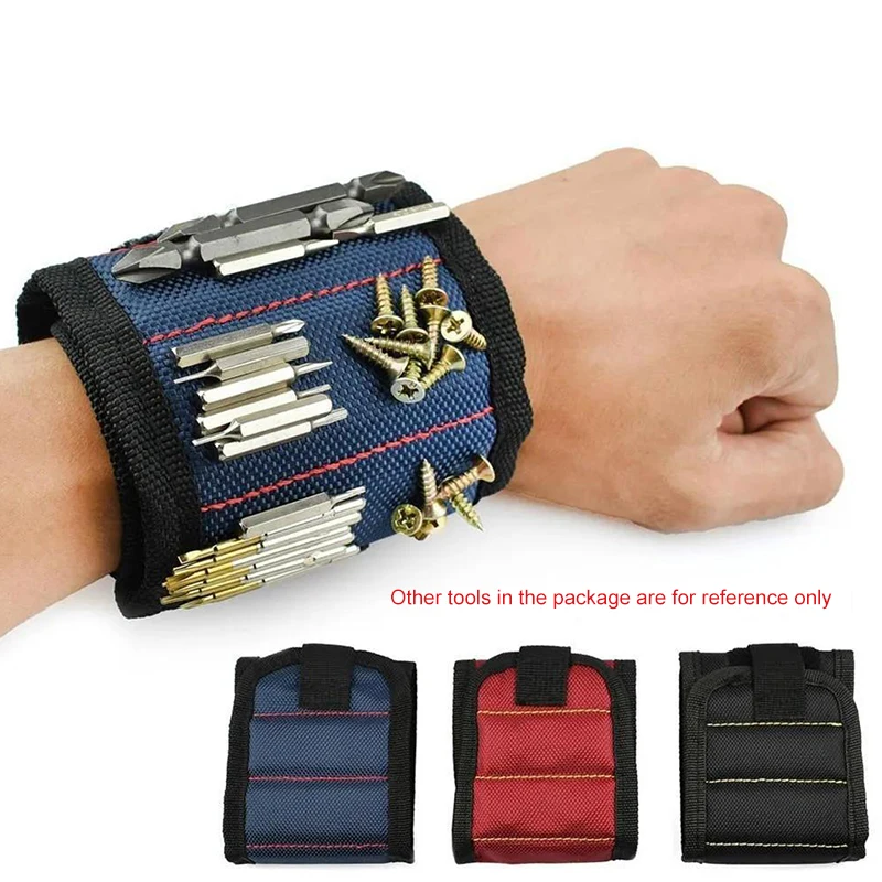 

Electrician Magnetic Wrist Tool Kit Strong Magnetic Wrist Strap Screw Bit Bracelet Electrician Repair Tool