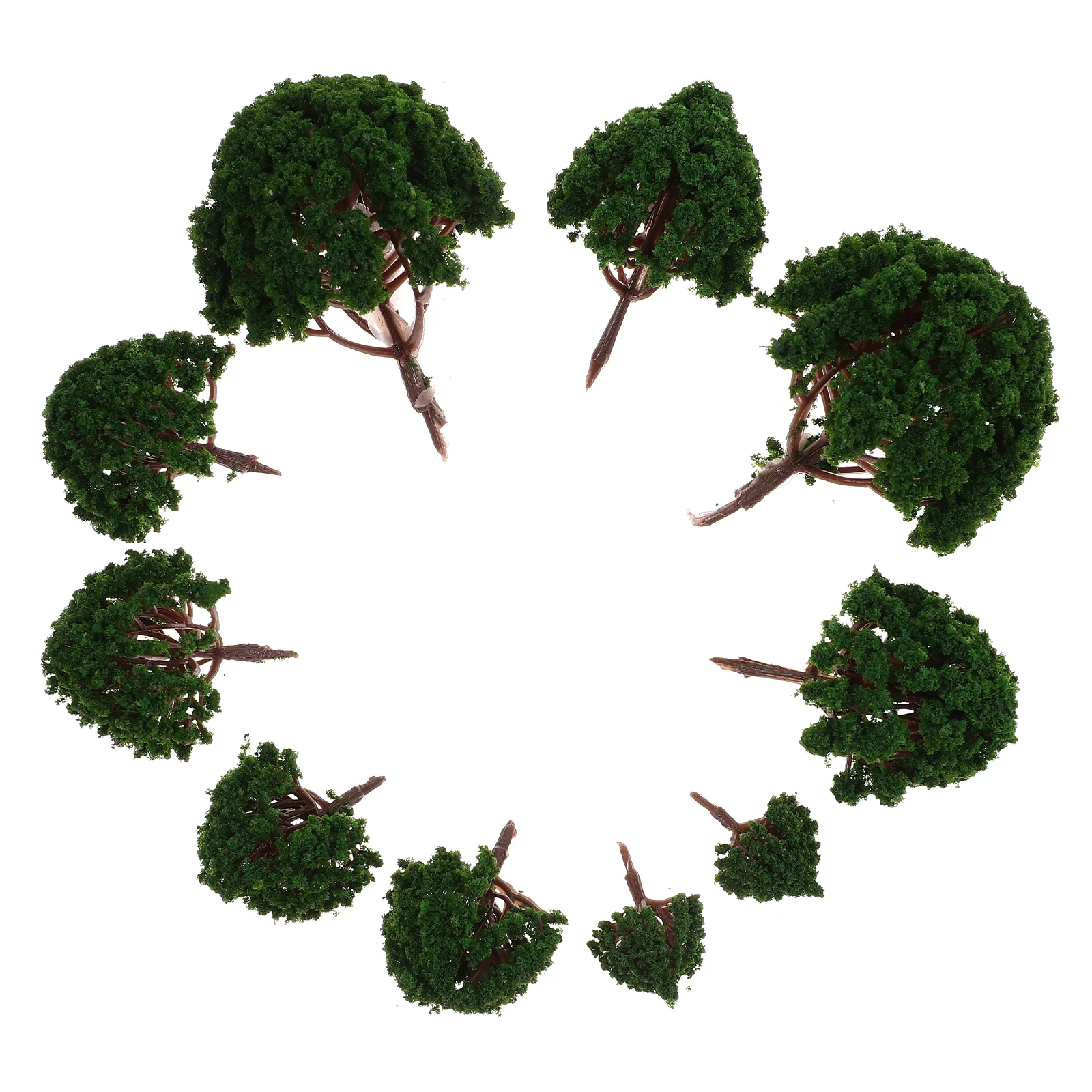 20 шт. искусственное дерево мини-архитектурная модель архитектура деревья пейзаж