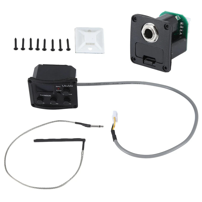 Ukelele Uke пьезозвукосниматель предусилитель 3-полосный эквалайзер тюнер система с