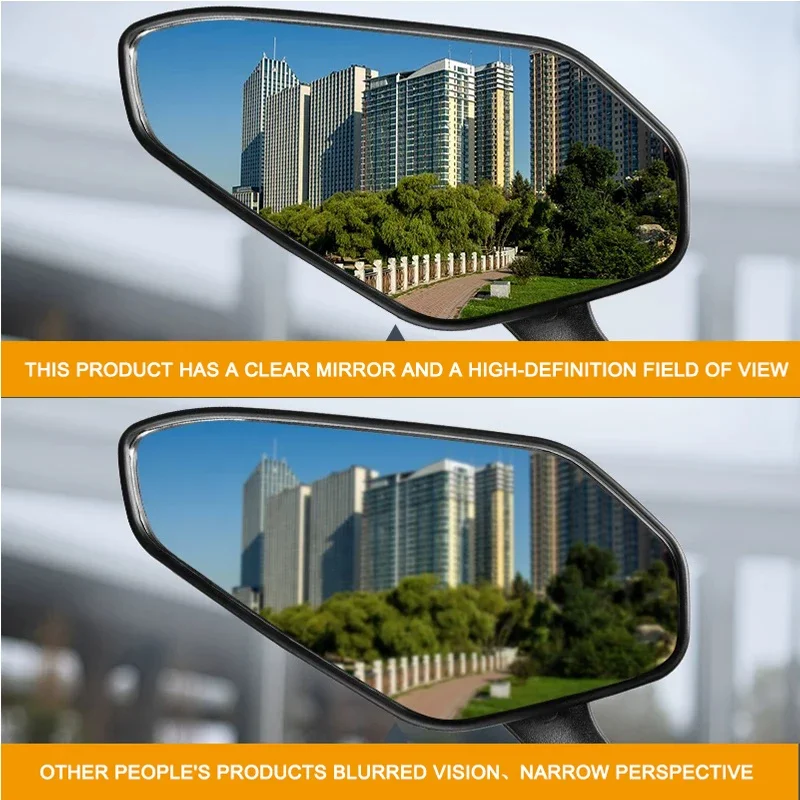 Зеркало заднего вида из углеродного волокна регулируемые выпуклые зеркала для