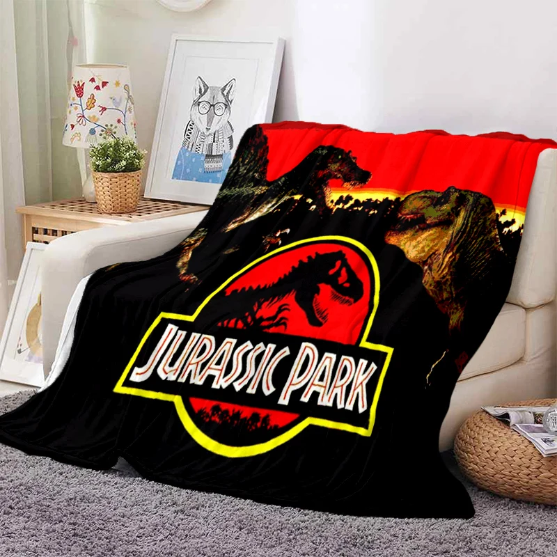 

Jurassic Park Series Soft Throw Blanket Throw Blanket Soft Cartoon Printed Bedspread Bedspread Sofa Gift