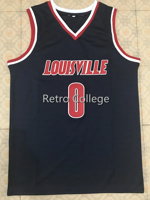 

Retro #0 Terry Rozier III Louisville Cardinals college basketball jersey Embroidery Stitched Customize any name and number