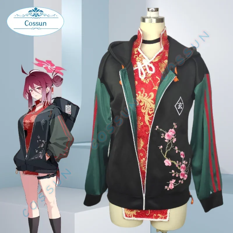 [Индивидуальный] Game Blue Archive Kayama Reijo Косплей Костюм Партии Пальто Платье Хэллоуин