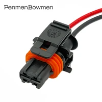 2 pin 1928404072 automotive common rail diesel injector plug electronic connector wiring harness socket for bosch 1928403137