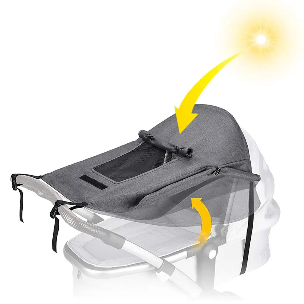 Baby Stroller Awning UV Protection Sunscreen Pushchairs Sun Canopy Universal Prams Sunshade