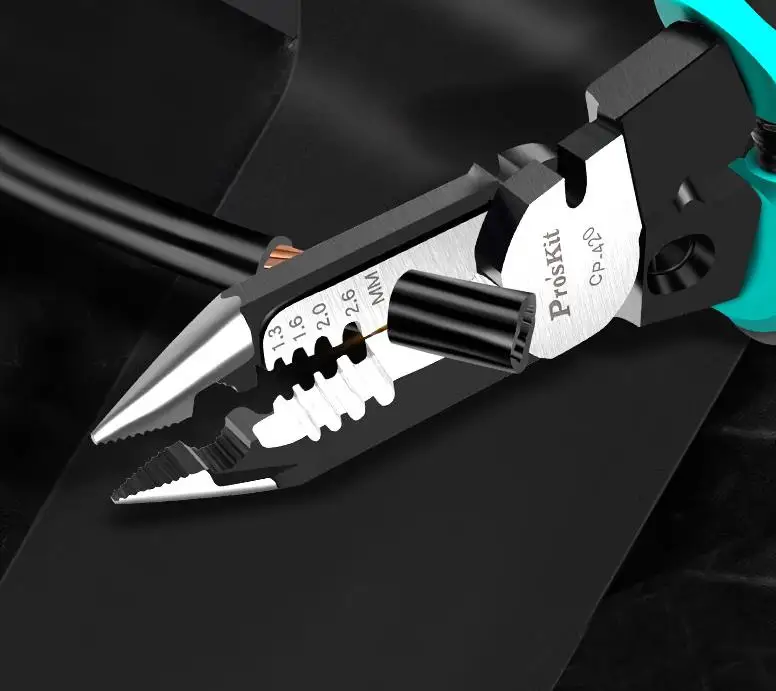 stripping pliers multi-functional electrician pliers peeling and dialing needle-nose pliers CP-420 terminal crimping wire pliers