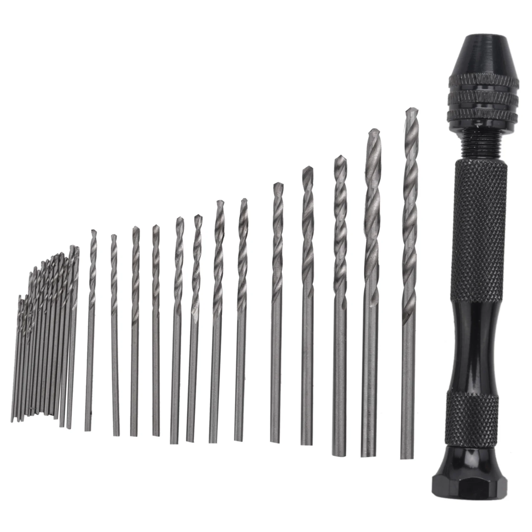 

Hand Drill Bits Set 31Pcs Hand Drill Set Precision Pin Vise Micro-Mini Twist Drill Bits For Metal Wood, Delicate Manual Work, El