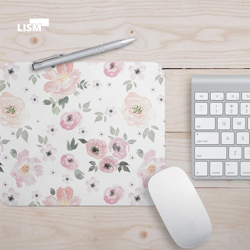 

New Style Creative Print Mouse Pad Rubber Non-slip Gaming Desk Mat Cushion Comfortable for Laptop MacBook Minimalism Small Size