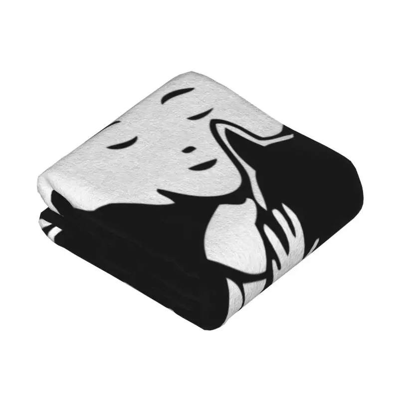 Изготовленное на заказ ультрамягкое флисовое одеяло Fran Swedish Horror Adventure Game с бантом