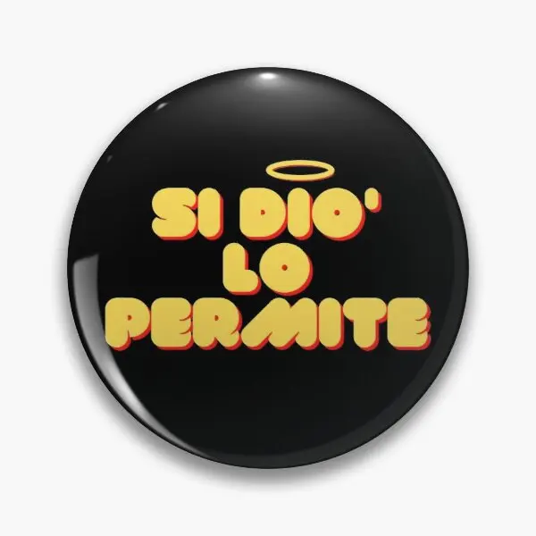 

Мягкая булавка для пуговиц Si Dio Lo Permite, модная Милая металлическая забавная мультяшная булавка для влюбленных, креативная бижутерия для шляпы, булавка для лацкана, Подарочная брошь