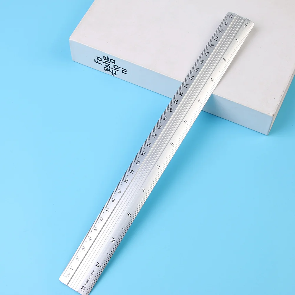 

Ruler Metal Rulers Set Straightmeasuring Woodworking Kit Students Drawing Aluminum School Engineers Office Aluminium Crafts