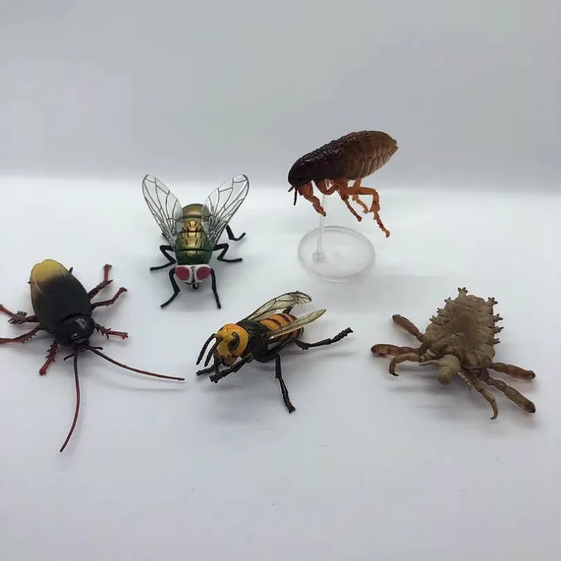 Оригинальная аниме-фигурка Gashapon: миниатюрная модель насекомого (муха, таракан) для выставки, коллекционная фигурка, игрушка в капсуле, подарок (art.: 3920db81ff24a) - 3920db81ff24a
