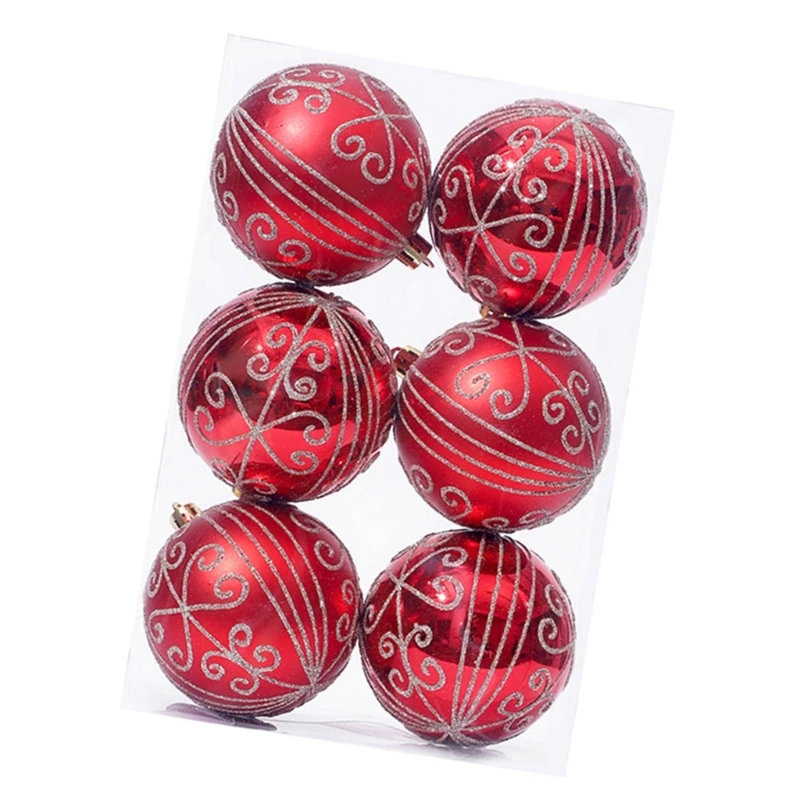 Рождественские тематические безделушки Красочные елочные подвески Праздничные