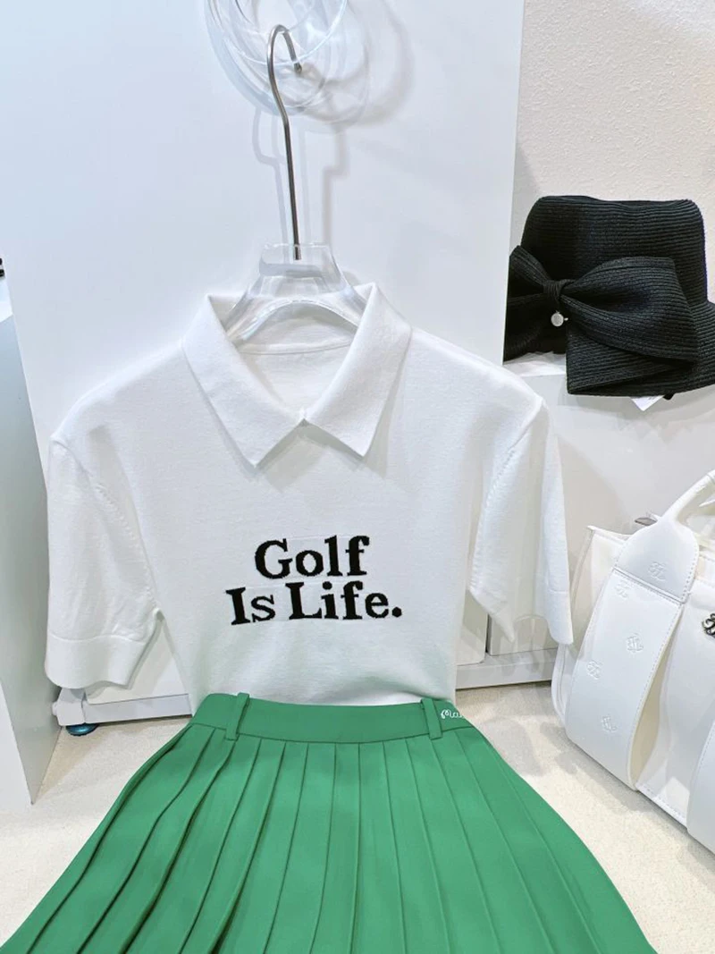 Golf Women's Short Sleeve T-Shirt 2022 Summer Quick DryIng 4012