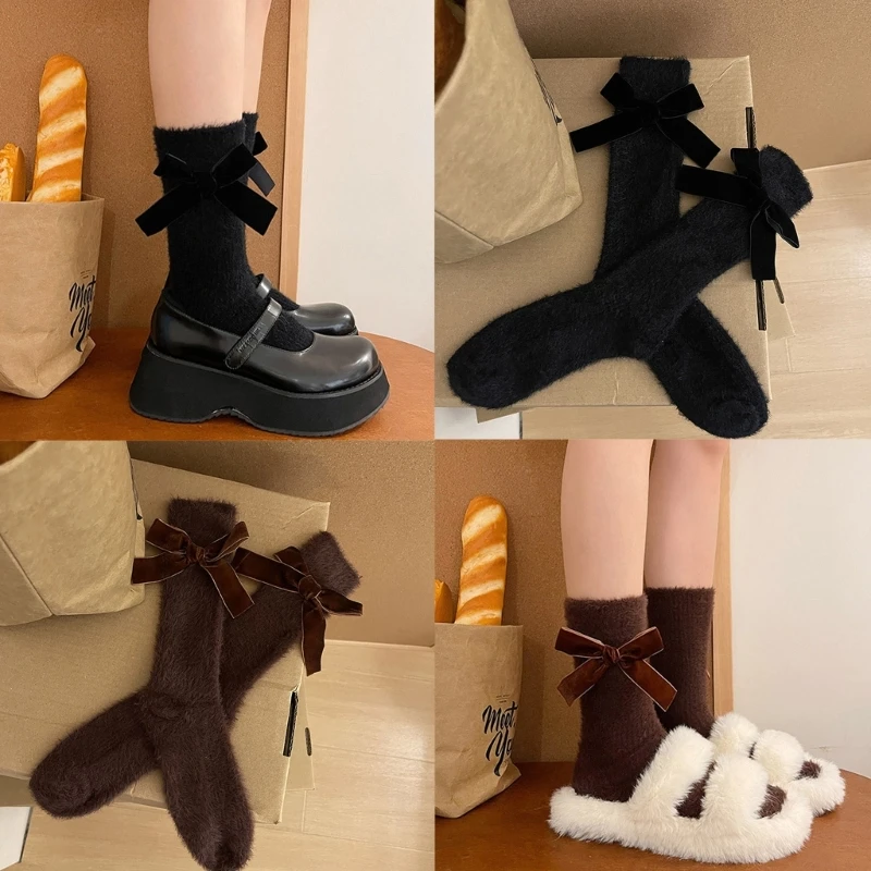 

Нежные средние носки-трубочки, модные носки под платье принцессы для женщин и девочек