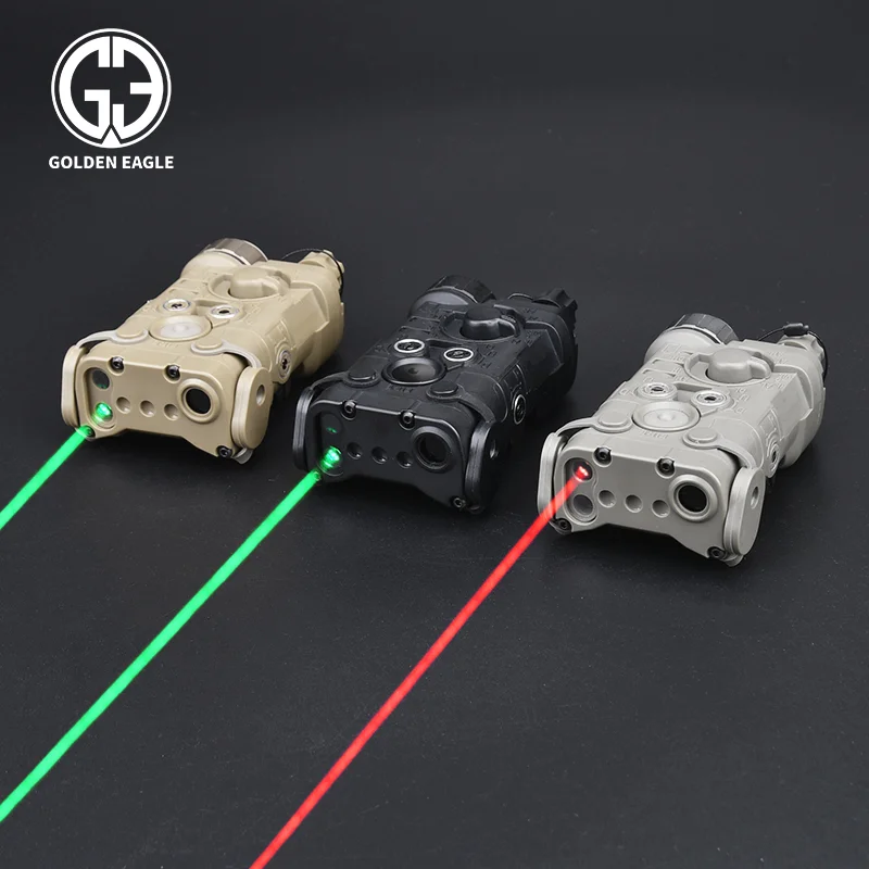 

Tactical NGAL Red Green Dual Beam Laser Sight With Wenpon Light Picatinny Rail Hunting Aiming PEQ CQBL DBAL Laser