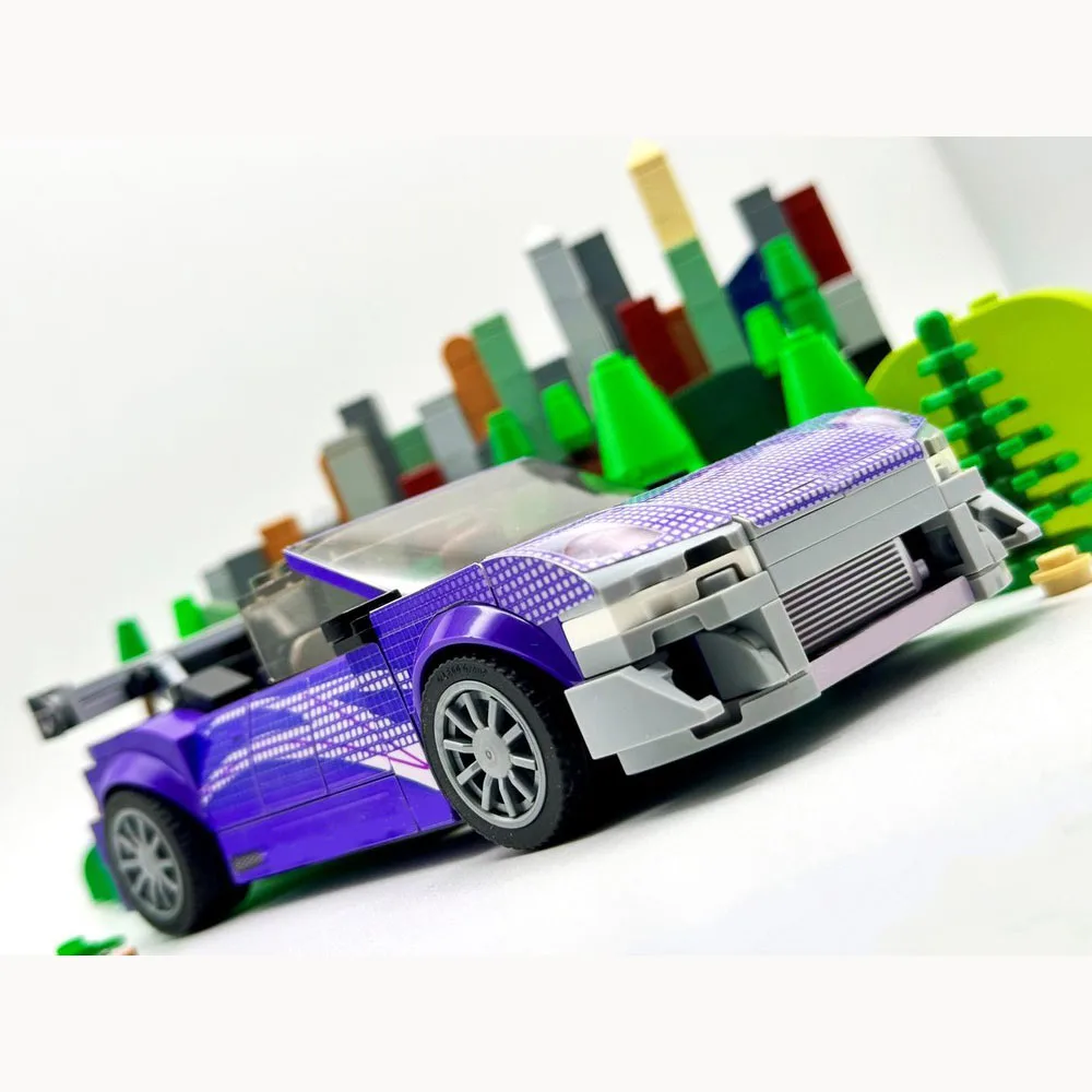 Poladeer 226 шт. Eclipse Spider Speed Champion гоночный автомобиль на заказ строительные блоки