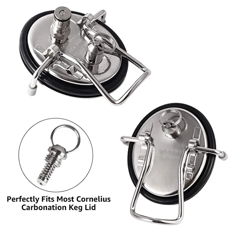 Давление сброса для домашнего пивоварения для кегов Cornelius типа Ball Lock с крышкой из нержавеющей стали для ремонта домашнего пива.