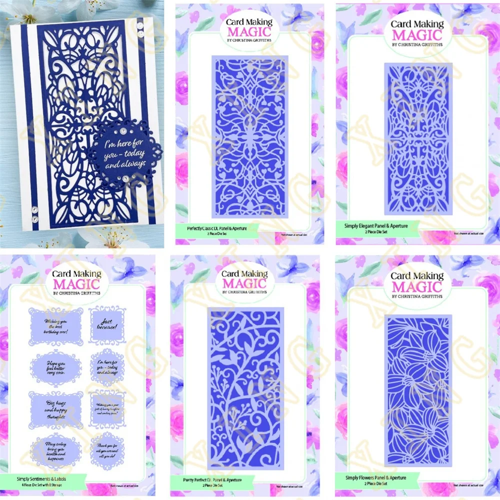 

Cutting Dies Stamps Scrapbook Diary Decoration Stencil Template DIY Greeting Card Handmade Tall and Elegant Perfectly Classic