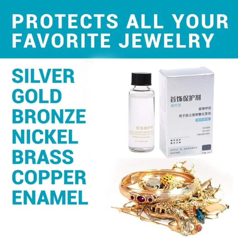 Прозрачный защитный полироль для ювелирных изделий
