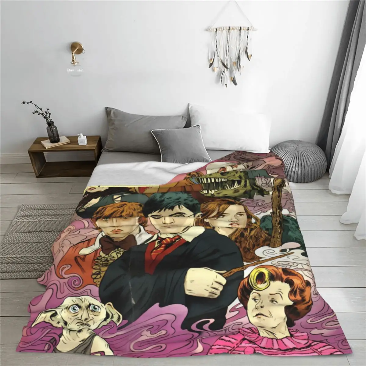 MINISO H-HARRYS P-POTTERS одеяла из фильмов качественное мягкое одеяло зимнее для