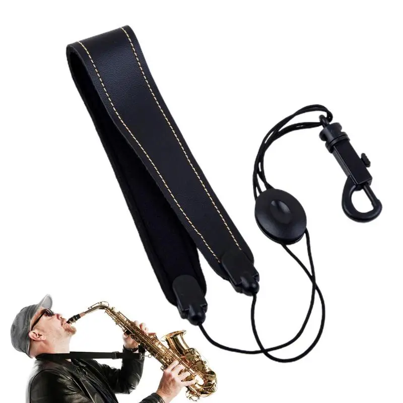 

Neck Strap For Saxophone Comfort Pad Alto Sax Strap Comfort Pad Alto Saxophone Neck Strap With Soft Padding Soft Sax Leather