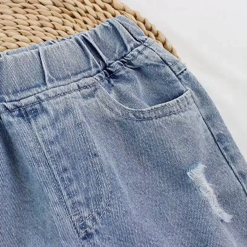 Джинсы широкие для мальчиков и девочек